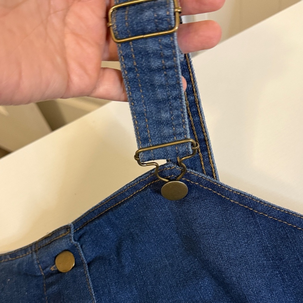 Taxi Retro Y2K Denim Dress - Picture 8 of 10
